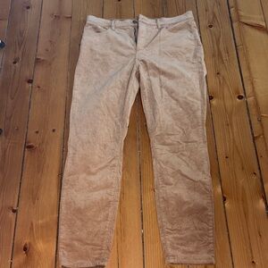 Women's Corduroy Pants - Tan